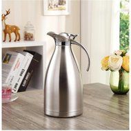 MEGOOD 1.5L Stainless Steel Coffee Carafe Home Vacuum Insulation Pot(Red) N12