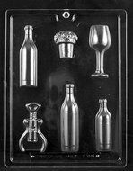 Wine Kit Bottle cork wine glass cork screw chocolate mold soap mold m60