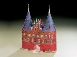 Schreiber-Bogen Card Modelling Holsten Gate L&uuml;beck