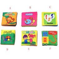 Picture Cognize Book，BeautyVan Intelligence Development New Soft Cloth Baby Learn Picture Cognize Book (D) N11