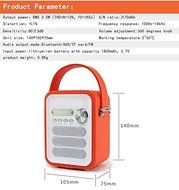 LONPOO A92 Portbable Wireless Bluetooth Hi-fi Stereo Speaker Boombox Subwoofer Music Player For WMA/ FM/Pc/ Mobile... N4