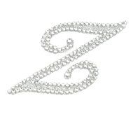 Rhinestone Alphabet Monogram Stickers Letter Initial Wedding Favor Invitation(Letter N) N14