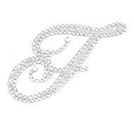 Rhinestone Alphabet Monogram Stickers Letter Initial Wedding Favor Invitation(Letter N) N15