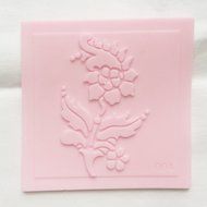 Mini DANCING PETUNIA flower Lace Pattern Impression Texture Print Embossing Silicone Fondant gumpaste Cake Print...