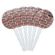 Set of 6 Cupcake Picks Toppers Decoration Places and Things - Machu Picchu Peru Travel N21