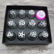 Dewel Multi-Pattern Russian Piping Tips, 12PCS Icing Decorating Tips,Stainless Steel Icing Piping Nozzles ,A Tool... N6