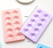 Yunko Silicone 10 Cups Baymax Mold Chocolate/brownie Pop Baking Mold N3