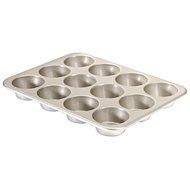 Nordic Ware Natural Aluminum NonStick Commercial Petite Cakes Muffin Pan, Mini, 24-Inch by 2-Inch Cups N10