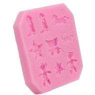 Let&#039;S Diy Silicone Mold West Cowboy Mold Fondant Cake Decorating Baking Tools N4