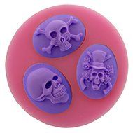 Let&#039;S Diy Skull Shape Fondant Silicone Cake Molds Tools 3D Candy Soap Chocolate Silicone Mould Silicone Kitchen... N3