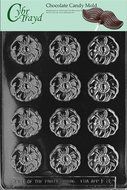 Cybrtrayd F082 Flower Mint Flowers, Fruits and Vegetables Chocolate Candy Mold