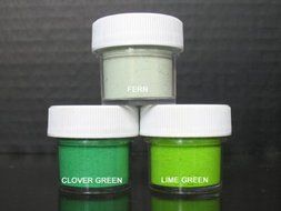 Petal Dust Set of 3 Fern / Clover Green / Lime Green