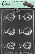 CybrTrayd N065 Blue Tang Fish Chocolate Candy Mold with Exclusive Copyrighted Molding Instructions, Clear