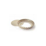 Matfer Bourgeat 341775 Fluted Tart Mold with Removable Bottom
