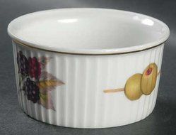 Royal Worcester Evesham Gold (Porcelain) Ramekin, Fine China Dinnerware