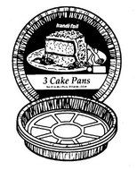 Handi-foil Round Foil Cake Pans, 3 per package, 3 Pack