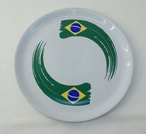 Brandani: &quot;Pizza Nation&quot; Set of 4 Pizza Plates [ Italian Import ] N5