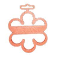 YIJIA Baking Moulds Flower Shaped Plastic Cake Mold Cookie Biscuit Cutter Fondant Cake Decorating Tools pack of 4 N2