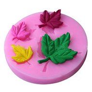 Generic Silicone Fondant Sugarcraft Mould Maple Leaves Mold Cake Decorating Tool N6