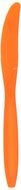 Amscan Big Party Pack 100 Count Mid Weight Plastic Knives, Orange