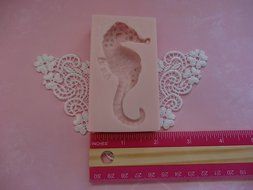 Sea Horse II Silicone Mold By Oh! Sweet Art FDA Approved for Food N3