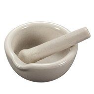 6ml Mini Porcelain Mortar Pestle Set Mixing Grinding Bowl N2