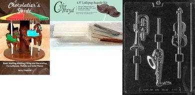 Cybrtrayd J090 Musical Instruments Lolly Jobs Chocolate Candy Mold N9