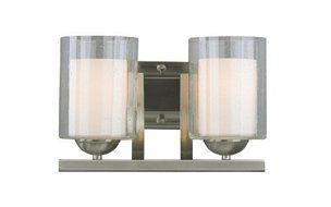 Woodbridge Lighting 53112-STN Cosmo 2-Light Bath Light, Satin Nickel by Woodbridge Lighting