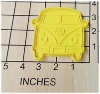 Volkswagen Bus VW Bus Van Shaped Cookie Cutter and Stamp #1149 N2