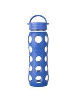 Lifefactory 22-Ounce BPA-Free Glass Water Bottle with Leakproof Cap &amp; Silicone Sleeve, Transparent N17