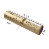 10ml ATOMISER COLOUR EMPTY SPRAY PERFUME TRAVEL BOTTLE REFILLABLE ALUMINIUM, Available colors--Black, Silver,... N3