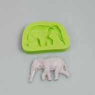 Sher Walking Elephant Silicone Fondant Mold Cake Decoration Sugarcraft Tools Polymer Clay Fimo Chocolate Candy... N2