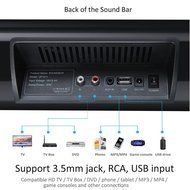 E-Ran black super bass system 34 inch bluetooth sound bar N3