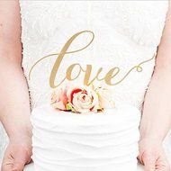 Y&amp;XL&amp;H 1PCS LOVE Cake Decoration Wedding Cake Topper Custom Wedding Cake Topper Paperboard Glitter N5