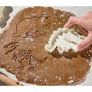 Sher 3Pcs Dino Fossil Cookie Cutters Cake Mould Cake Tools N3