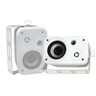 Pyle PDWR30W 3.5 Waterproof Speakers Pair Indoor/Outdoor White Consumer Electronics