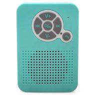 Aduro AquaSound WSP40 Waterproof Shower Bluetooth Portable Speaker with Stand and Suction Cup (Turquoise/White) N4