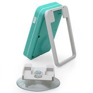 Aduro AquaSound WSP40 Waterproof Shower Bluetooth Portable Speaker with Stand and Suction Cup (Turquoise/White) N5