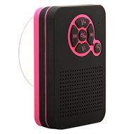 Aduro AquaSound WSP40 Waterproof Shower Bluetooth Portable Speaker with Stand and Suction Cup (Turquoise/White) N6