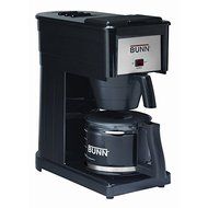Stainless Steel Tank 10 Cup Home Pourover Brewer, Black
