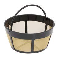 Cuisinart DCC3000 12-cup Programmable Coffeemaker + Gold Tone Basket Coffee Filter + 4 pcs 16 oz. Stoneware Coffee... N6