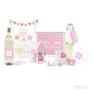 Andaz Press Sparkle Princess Birthday Collection, Happy Birthday Water Bottle Labels, 20-Pack N22