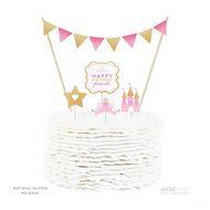 Andaz Press Sparkle Princess Birthday Collection, Happy Birthday Water Bottle Labels, 20-Pack N23