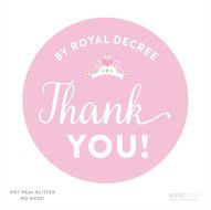 Andaz Press Sparkle Princess Birthday Collection, Happy Birthday Water Bottle Labels, 20-Pack N25