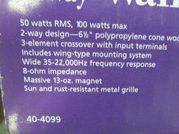 2-Way Wall-Mount Speaker