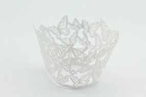 Finex&reg; 100pcs *Butterfly* Wedding Cupcake Liner Wrappers Muffin Wrapper Paper Baking Party Decoration (Blue) N25