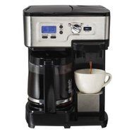 12-Cup 2-Way FlexBrew Coffee Maker by Hamilton Beach, 49983, Silver/Black N2