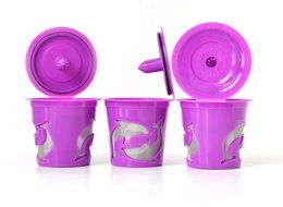 FANOR Reusable K-cup Coffee Filter for Keurig 2.0 and 1.0 Brewers (3, Purple)