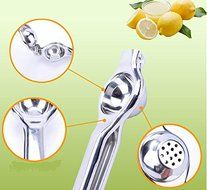 Action Stainless Steel Lemon Squeezer - Professional Manual Citrus Juice Press (Stainless Steel) N3