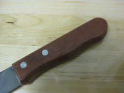 Winco KB-30W Steak Knives, Heavy-Duty Blade with Wood Handle N3